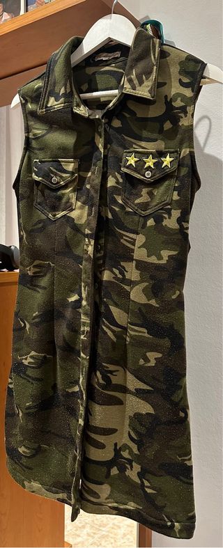 Vestido Camaleónica Militar Talla S