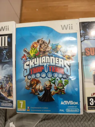 Pack 4 Juegos Wii: Star Wars, Skylanders, Wii Spor