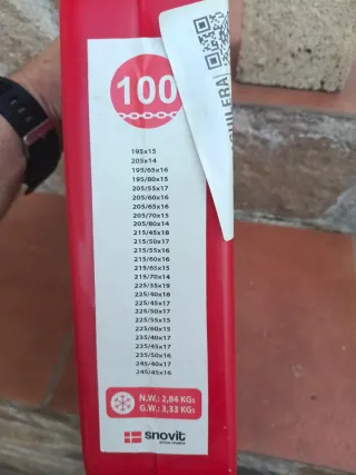 Cadenas de nieve Snovit E-9 NEO 100
