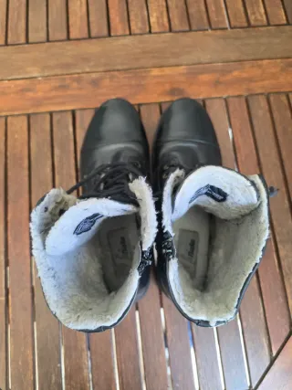 Botas de cuero genuino con forro Talla 43