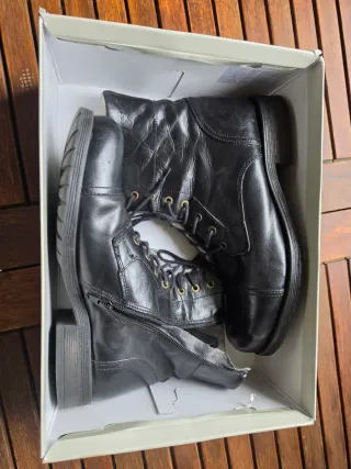 Botas de cuero genuino con forro Talla 43