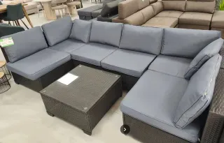 Sofá Rinconera Ratán Modular Terraza Jardín