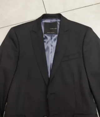 Giacca Zara Uomo Slim Fit Nera