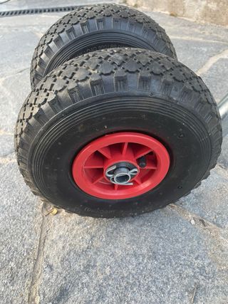 Rueda jockey doble para remolque