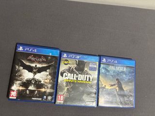 PS4 (PlayStation 4) Negra + 3 Juegos y el Fifa 25