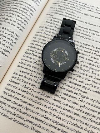 Relógio Geneva Preto elegante