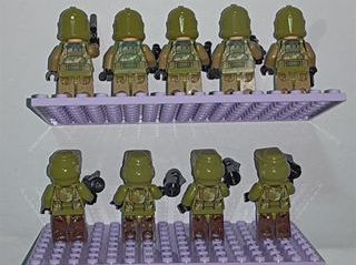 Lote 9 Minifiguras LEGO SW0518 + 0519 41st (LEED)