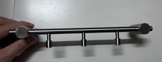 Cabide Inox 3 Ganchos
