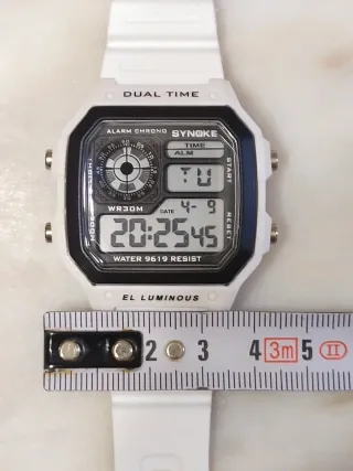 Reloj Digital Synoke Dual Time WR30M