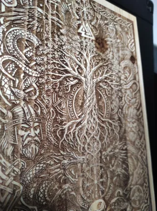 Talla madera vikinga