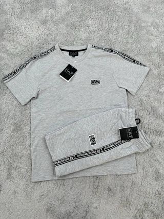 Conjunto Verano EA7 Emporio Armani Blanco y Verde