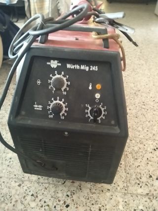 Máquina de soldar roja wurth