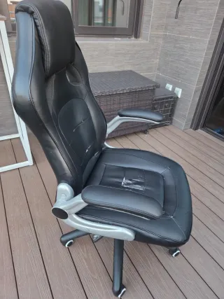 Silla gaming negra