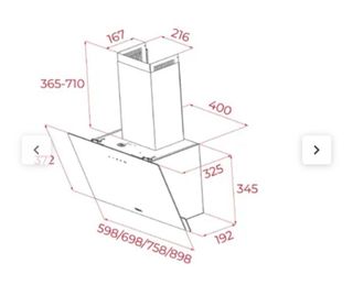 Campana extractora Teka DVN 77050 TTC BK