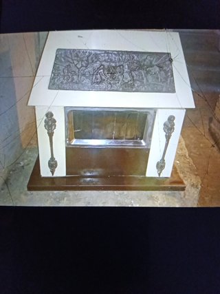 Chimenea antigua para leña