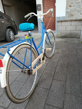 Bicicleta Clásica Azul