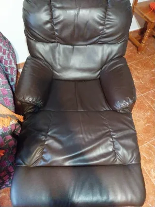 Sillón Reclinable Individual Marrón