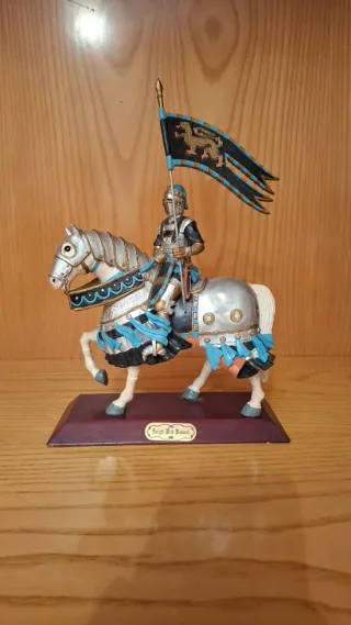 Lote 5 Figuras grandes Caballeros Medieval Caballo