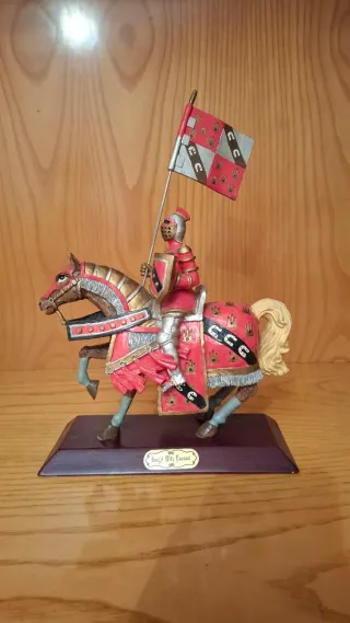 Lote 5 Figuras grandes Caballeros Medieval Caballo