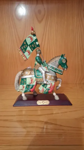 Lote 5 Figuras grandes Caballeros Medieval Caballo