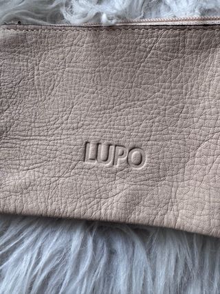 Cartera y Llavero cuero de Lupo