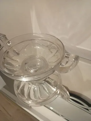 Antiguo cristal francés art déco