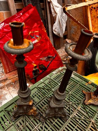 Pack 2 Candelabros antiguos