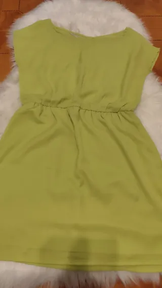 Vestido verde claro