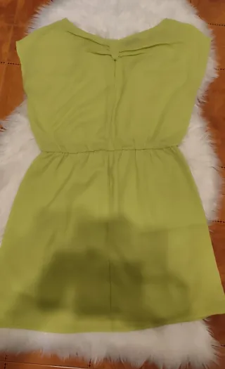 Vestido verde claro