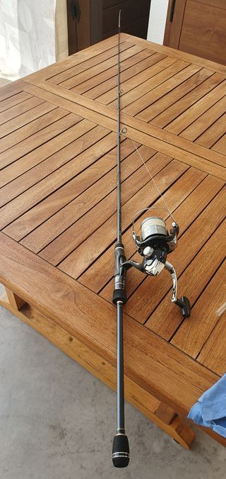 CAÑA TIP RUN CALAMARES TAIWALK Y CARRETE SHIMANO