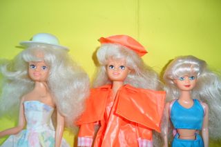 3 bambole Perle delavennat tipo tanya clone berbie