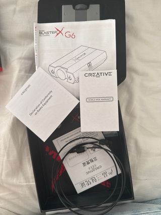 Creative Sound Blaster G6 Nero