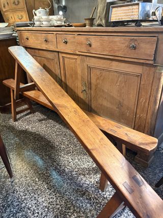 Banco antiguo de nogal PRECIO POR UNIDAD