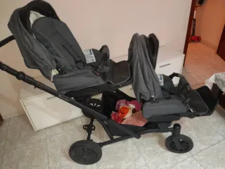Carrito gemelar Kunert Booster 2 en 1