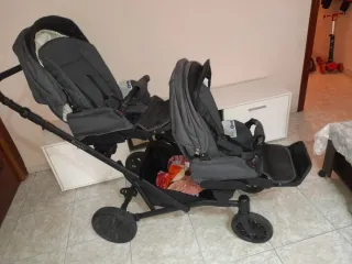 Carrito gemelar Kunert Booster 2 en 1