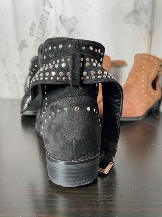 Botas negras y marrones talla 38