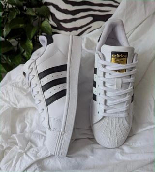 Adidas Superstar Blancas Negras Talla 41