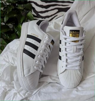Adidas Superstar Blancas Negras Talla 41