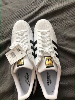 Adidas Superstar Blancas Negras Talla 44