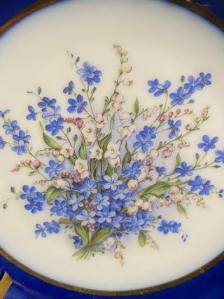 Mini Plato Porcelana Limoges Francia