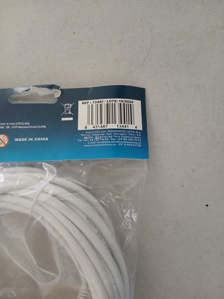 Cable de red UTP 10m RJ45 LENAX