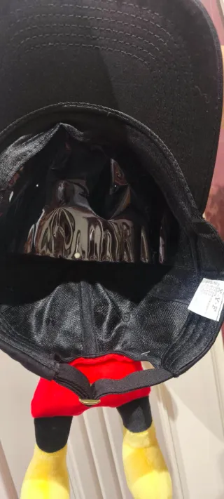 Gorra Mickey Mouse Negra con Orejas y Manos