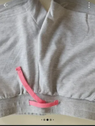 Conjunto deportivo niña gris y rosa
