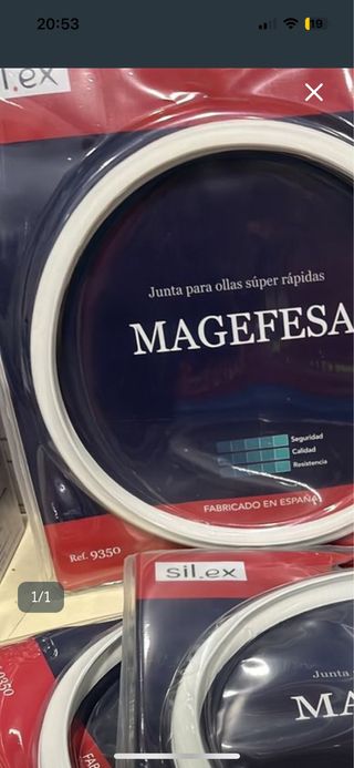 Junta para olla Magefesa 3 uds