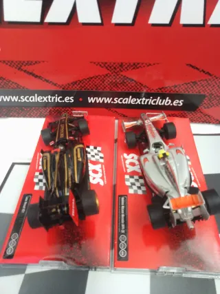 Lote 2 coches F1 SCX Lotus y McLaren ver descripci