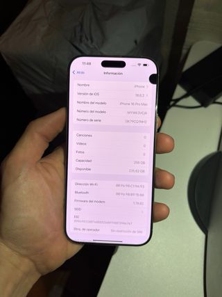 iPhone 16 Pro Max Titanio Natural 256GB