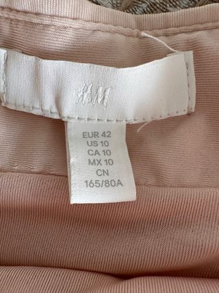 Falda Lentejuelas Larga Rosa Talla Única