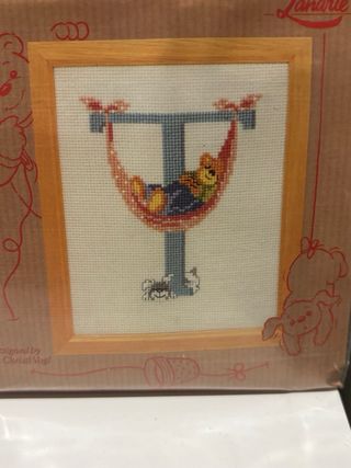Kit Punto de Cruz Lanarte Letras 1€/unidad