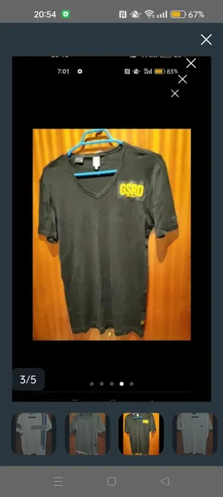Lote 5 Camisetas Antony Morato Talla L