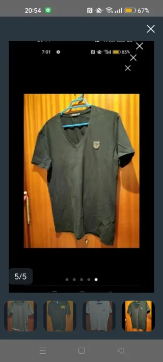 Lote 5 Camisetas Antony Morato Talla L